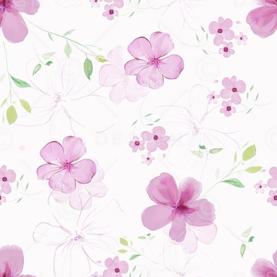 白底花印花华亿平台图片