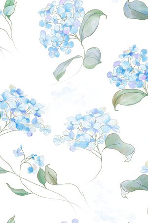 白底花印花华亿平台图片