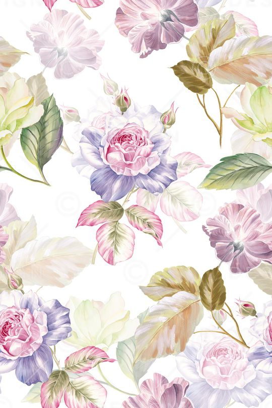 白底花印花华亿平台图片