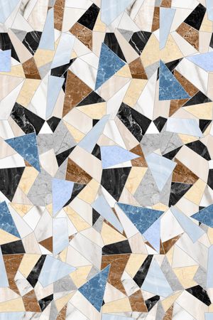 三角形印花华亿平台图片