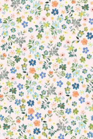 小碎花印花华亿平台图片