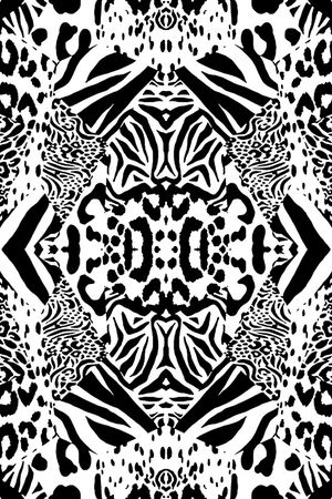 动物纹印花华亿平台图片