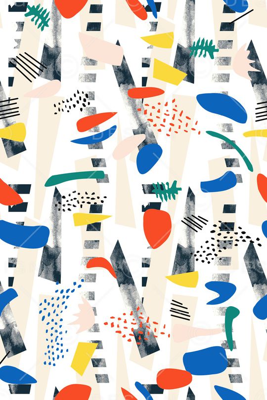 几何印花华亿平台图片