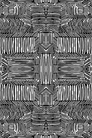 黑白印花华亿平台图片