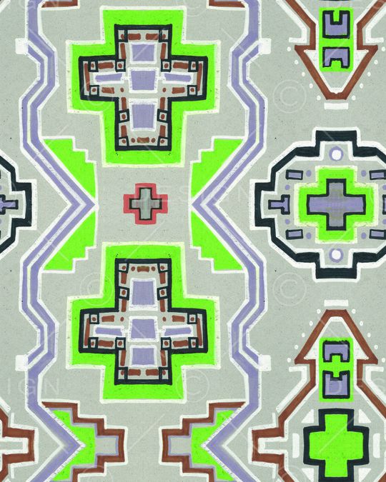 民族风印花华亿平台图片