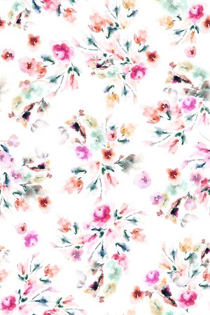 白底花印花华亿平台图片