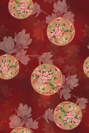 中国风印花华亿平台图片