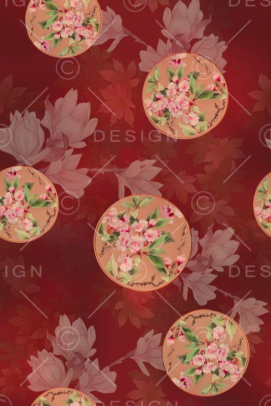 中国风印花华亿平台图片