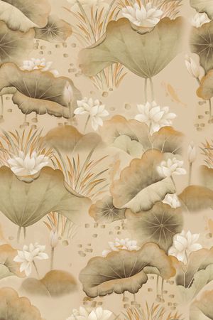 中国风印花华亿平台图片