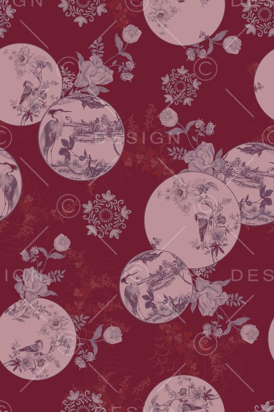 中国风印花华亿平台图片