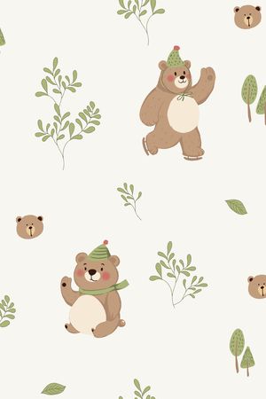 卡通动物印花华亿平台图片