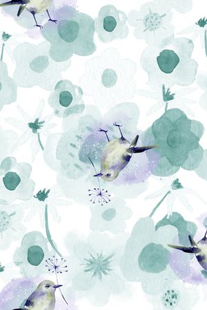 小清新印花华亿平台图片