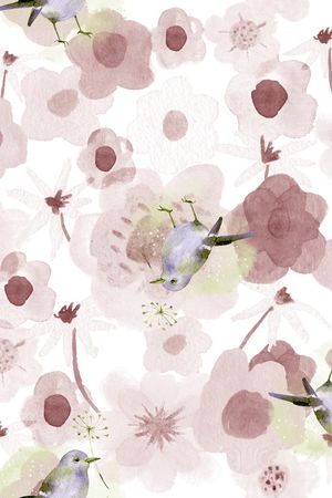 小清新印花华亿平台图片