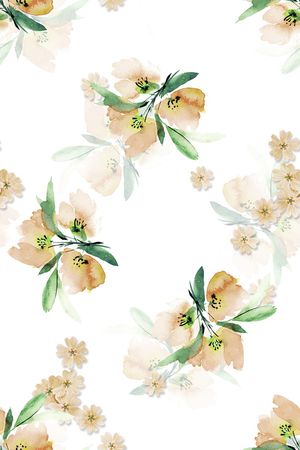 小清新印花华亿平台图片