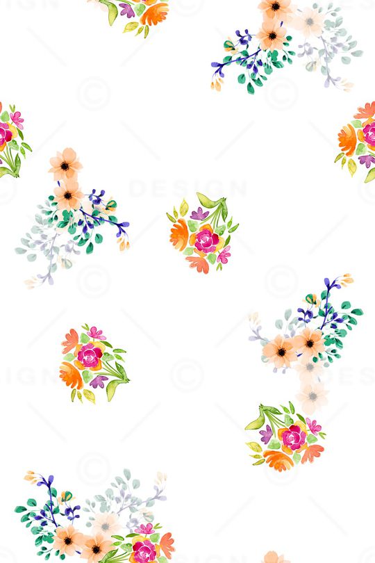 小清新印花华亿平台图片