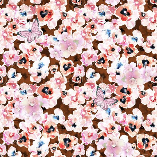 小清新印花华亿平台图片