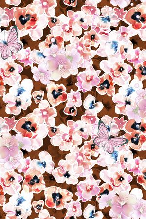 小清新印花华亿平台图片