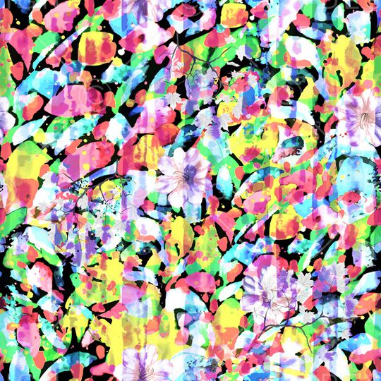 晕染肌理印花华亿平台图片