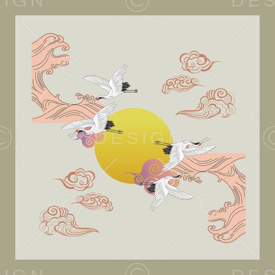 古典花纹印花华亿平台图片