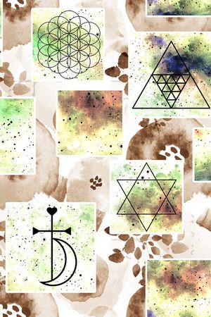 几何印花华亿平台图片