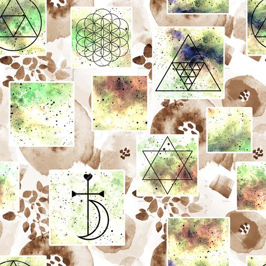 几何印花华亿平台图片