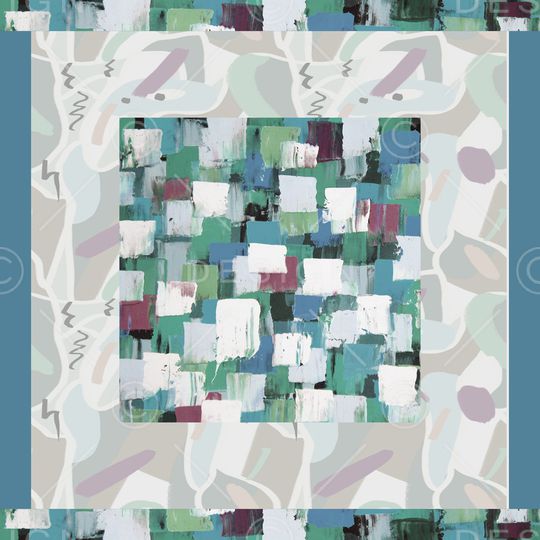 晕染肌理印花华亿平台图片