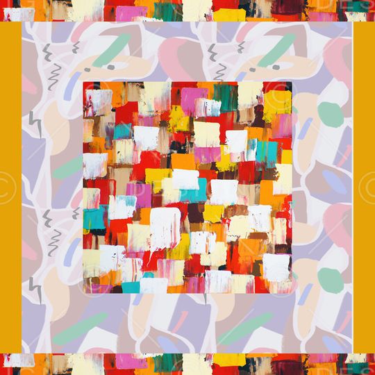 抽象印花华亿平台图片