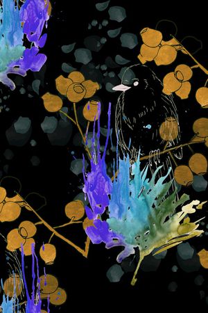 晕染肌理印花华亿平台图片