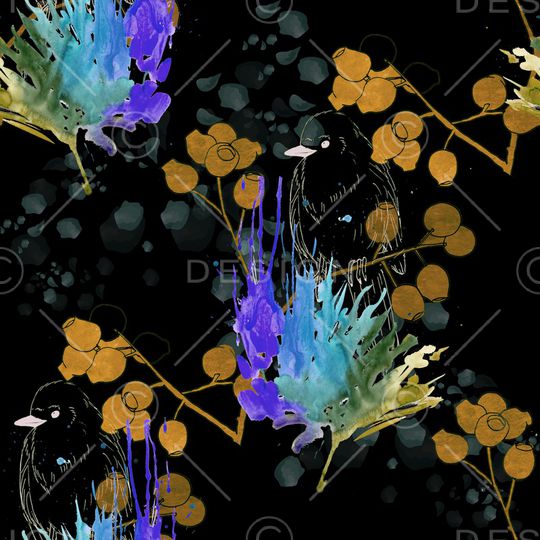 晕染肌理印花华亿平台图片