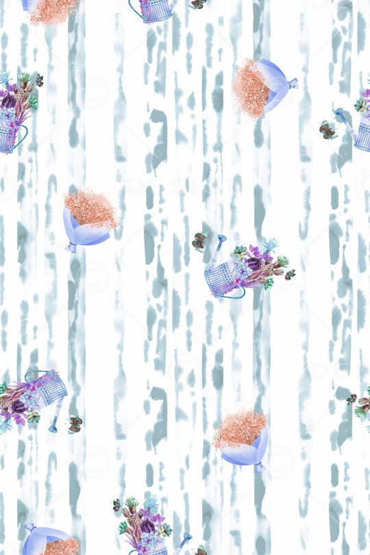 晕染肌理印花华亿平台图片