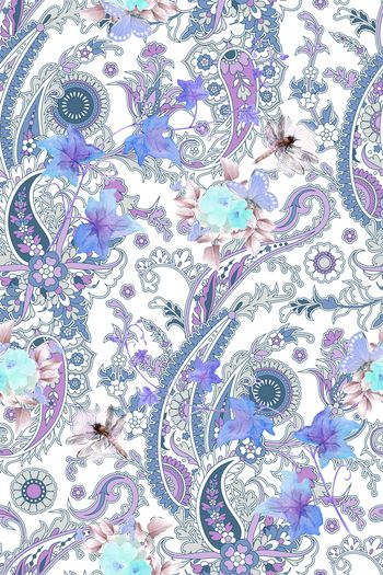 1612549-2025-4-12（佩斯利水彩花