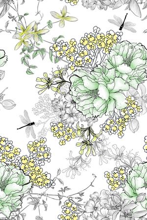 蜻蜓印花华亿平台图片