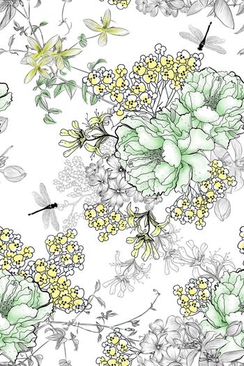 蜻蜓印花华亿平台图片