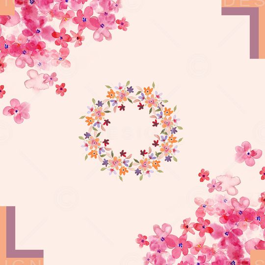 小清新印花华亿平台图片