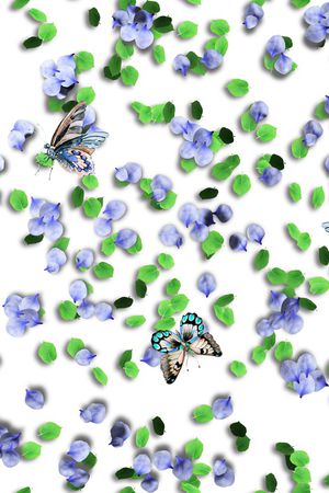 花瓣印花华亿平台图片