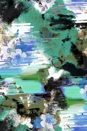 晕染肌理印花华亿平台图片