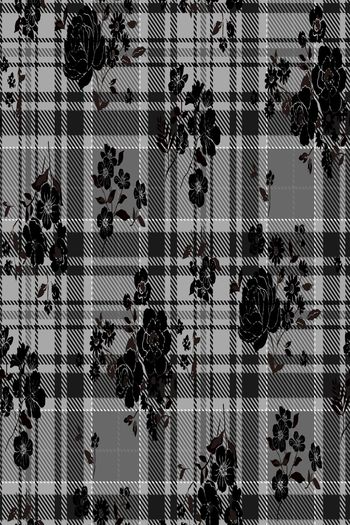 格子印花华亿平台图片