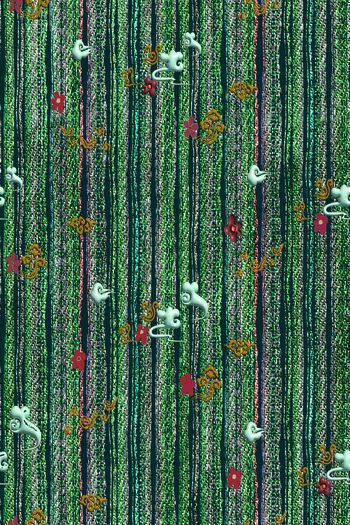 条纹印花华亿平台图片