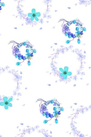 小碎花印花华亿平台图片