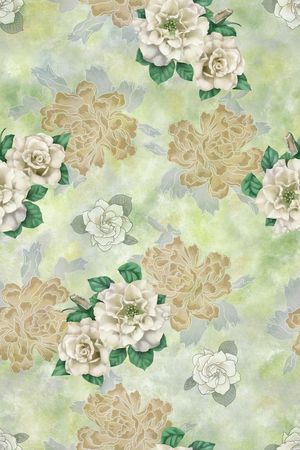 晕染肌理印花华亿平台图片