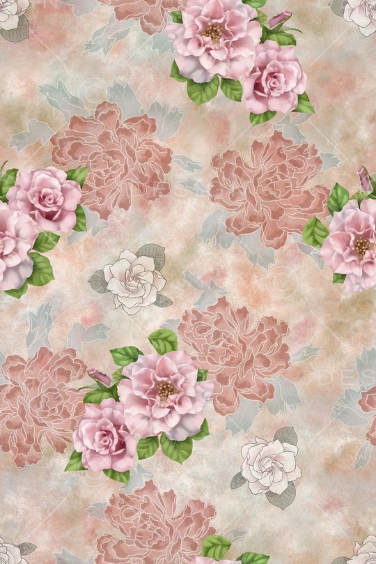 晕染肌理印花华亿平台图片