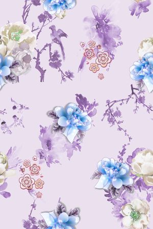 小碎花印花华亿平台图片