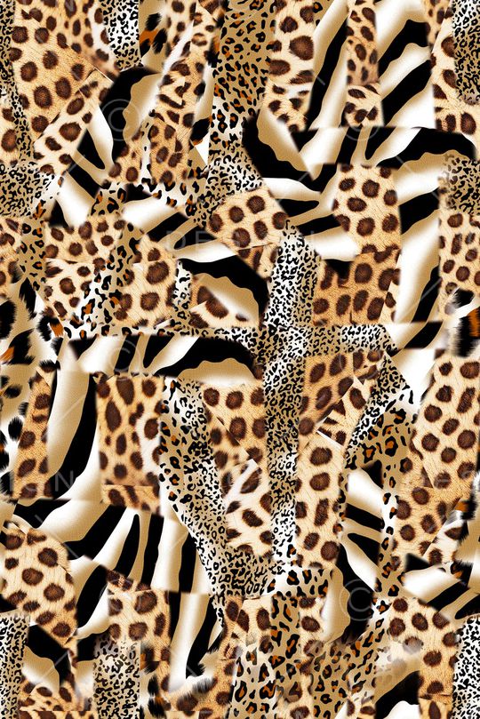 豹纹印花华亿平台图片