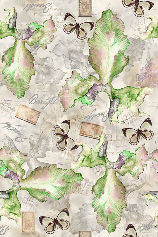 复古印花华亿平台图片