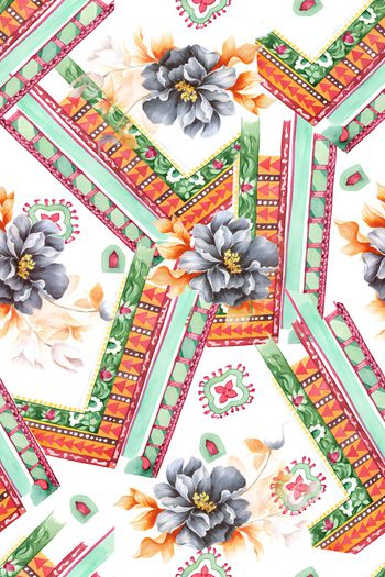 民族风印花华亿平台图片