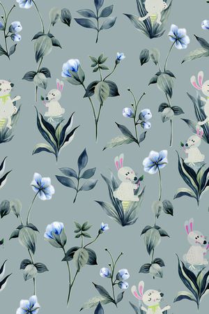 植物印花华亿平台图片