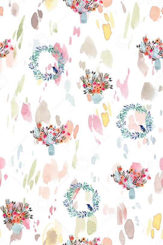 小清新印花华亿平台图片