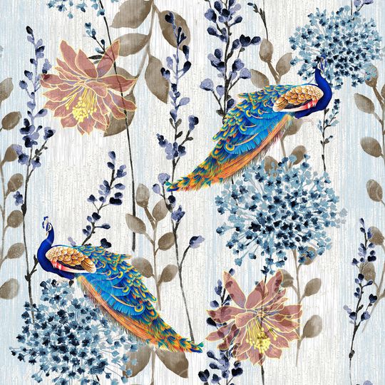 中国风印花华亿平台图片