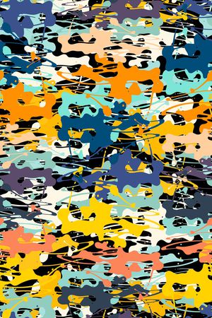 抽象印花华亿平台图片