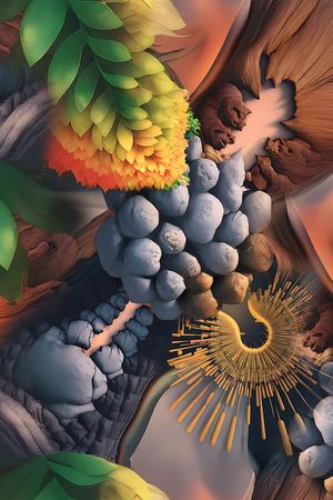 植物印花华亿平台图片